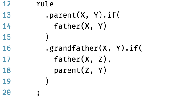 A DSL for Logic Programming in Javascript